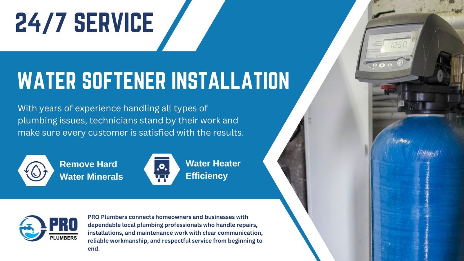Water softener installation in Mountain View, CA