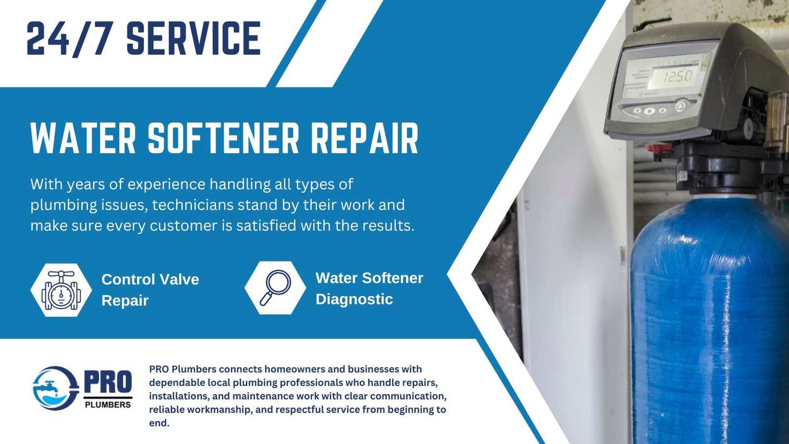 Water softener repair in Mountain View, CA